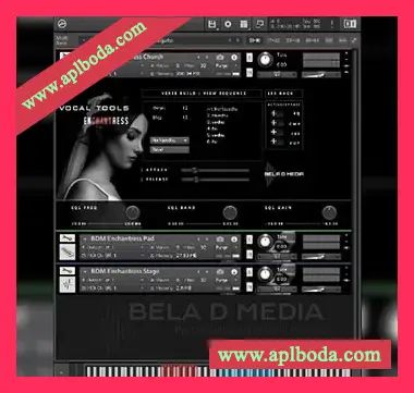 [女中音短语音源]Bela D Media Vocal Tools Enchantress [KONTAKT]（188Mb）