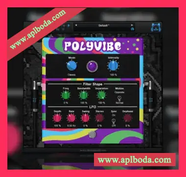 [60年代复古颤音踏板合唱移相哇音效果器插件]Blue Cat Audio Blue Cat’s PolyVibe v1.0 [WiN]（251Mb）