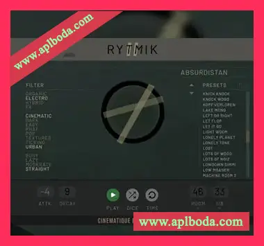 [影视工业电子嘻哈打击乐节奏灵感音源]Cinematique Instruments Rytmik 2 [KONTAKT]（571Mb）