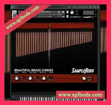 [黄铜编钟-音树风铃-过门音效音源]SampleHero Beautiful Brass Chimes [KONTAKT]（71Mb）
