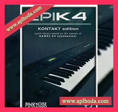 [卡哇伊K4合成器音源]PinkNoise Studio Epik4 Kontakt Edition [KONTAKT]（1Gb）