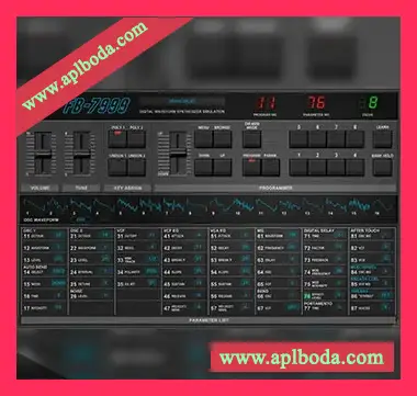 [80年代模拟合成器插件]Full Bucket FB7999 v1.0.1 x32 x64 VST AU [WiN, MacOSX]（30Mb）