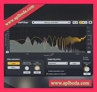 [自动均衡恢复插件]Acon Digital DeFilter v1.2.1 [WiN, MacOSX]（36Mb）