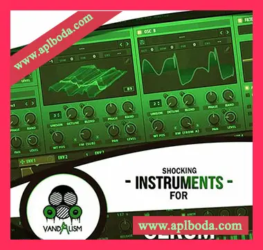 [奇幻贝斯前卫浩室电子舞曲素材Serum预置]Vandalism Shocking Instruments For Serum [WAV, MiDi]（65Mb）