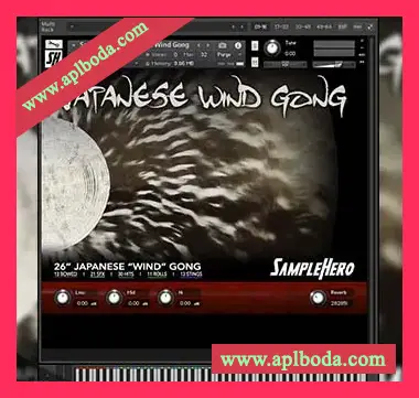 [民族FX音源]SampleHero Japanese Wind Gong 26 + SFX [KONTAKT]（419Mb）