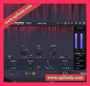 [母带响度饱和插件]Kazrog KClip 3 v3.6.5 [WiN, MacOSX, LiNUX]（85.17Mb）