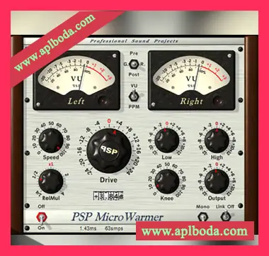 [多段压缩限制器插件]PSPaudioware PSP VintageWarmer2 v2.10.5 [WiN]（39.3Mb）