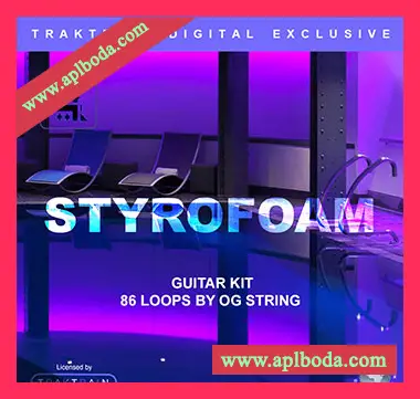 [嘻哈RnB吉他采样]Traktrain Styrofoam Pool Guitar Kit by OG String [WAV]（613Mb）