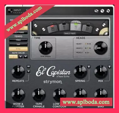 [磁带回声延迟效果器插件]Strymon El Capistan v1.0.2 ARM [MacOSX]（50.89Mb）