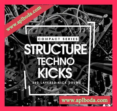 [科技舞曲底鼓素材Ableton扩展]Bingoshakerz Compact Series Structure Techno Kicks [WAV]（27Mb）