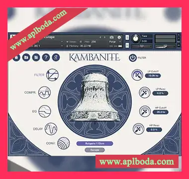 [世界各地可演奏钟声采样音源]Strezov Sampling KAMBANITE Church Bells [KONTAKT]（1.93Gb）