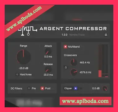 [压缩器插件]Nimble Tools Argent Compressor v1.2.0 [WiN]（4Mb）