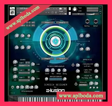 [电子舞曲硬核舞曲咆哮尖叫效果音源]Lussive Audio Screech Designer v1.01 [KONTAKT]（56Mb）