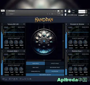 [氛围民族手碟音源]Ergo Kukke Handpan [KONTAKT]（4.85Gb）