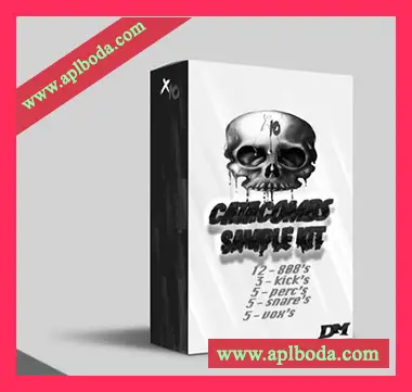 [嘻哈陷阱鼓组素材FL混音预置]X10 Catacombs Drum Kit [WAV, MiDi]（5Mb）