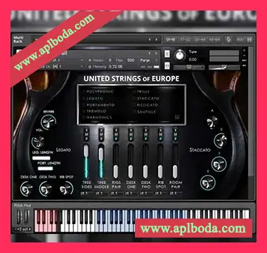 [首席小提琴音源]Auddict United Strings of Europe First Violins [KONTAKT]（7.35Gb）