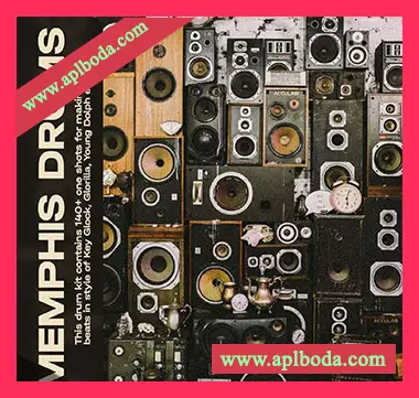 [嘻哈说唱鼓组素材]sampleshake MEMPHIS DRUMS Vol.1 (Drum Kit) [WAV, MiDi]（35Mb）