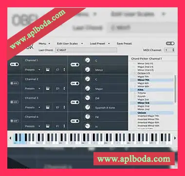 [MIDI和弦器插件]FrozenPlain Obelisk v1.1.2 [WiN, MacOSX]（6Mb）