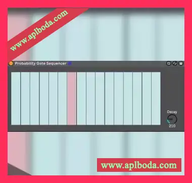 [Max for Live]Ned Rush Probability Gate Sequencer Max For Live Audio Device（1Mb）