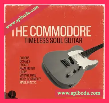 [经典灵魂节奏吉他音源]Authentic Soundware The Commodore [KONTAKT]（2.4Gb）
