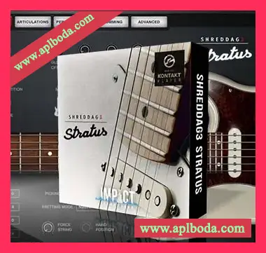 [金属摇滚节奏电吉他音源]Impact Soundworks Shreddage 3 Stratus with UPDATE 2 [KONTAKT]（7.77Gb+110Mb）