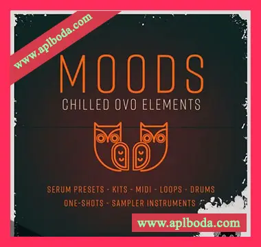 [氛围嘻哈RnB奇幻贝斯素材Serum预置]Ghst Prjkt Moods Chilled Ovo Elements [多格式]（434Mb）