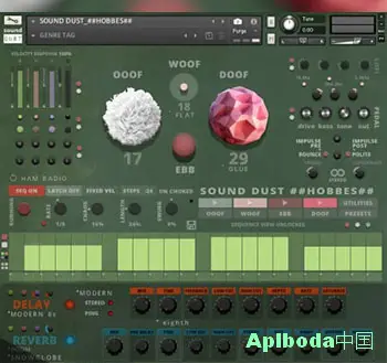 [节奏鼓原声鼓电子鼓Bass综合音源]Pulse Audio Hobbes by Sound Dust [KONTAKT]（1.56Gb）
