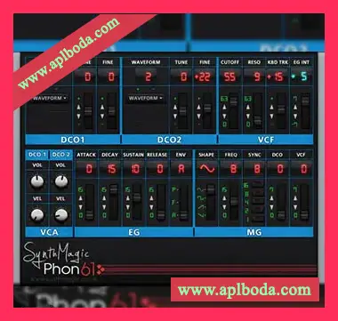 [80年代模拟合成器音源]Synth Magic Phon 61 [KONTAKT]（1.39Gb）