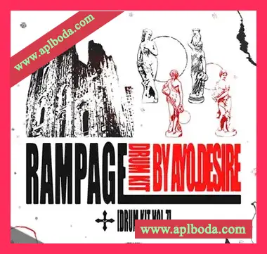 [Trap陷阱鼓组FL预置FL模板]ayo.desire RAMPAGE [drum kit Vol.7] [WAV, MiDi]（261Mb）