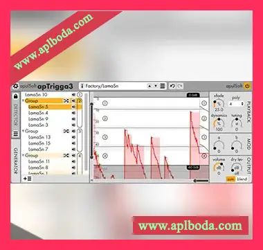 [样本音频触发器]apulSoft apTrigga 3 v3.7.1 [WiN, MacOSX]（35Mb）