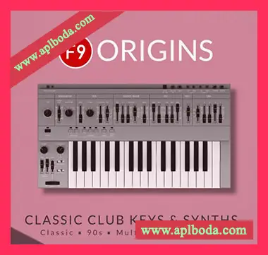 [Logic模板90年代夜店键盘合成器]F9 Origins Classic Club Keys and Synths（7.41Gb）