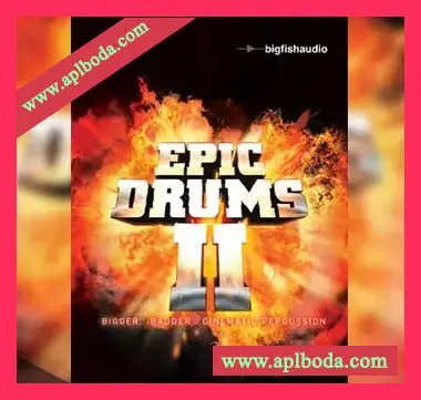 [影视节奏鼓组打击乐音源]Big Fish Audio Epic Drums II [KONTAKT]（3.88Gb）