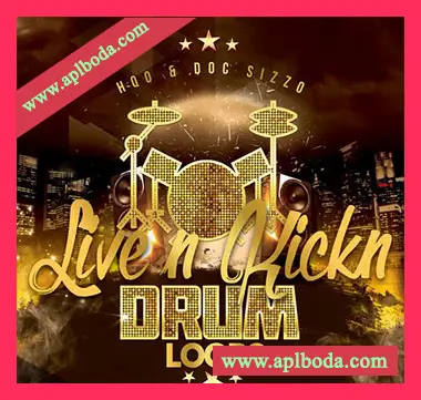 [摇滚放克RnB鼓组采样]HQO LIVE N KICKN DRUM LOOPS [WAV]（108Mb）