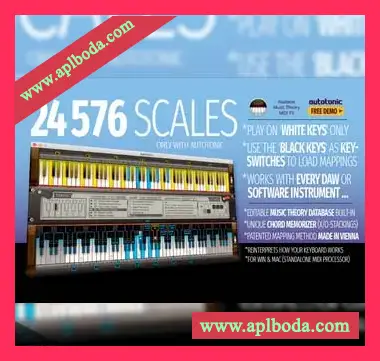 [音阶和弦生成器]AutoTonic Modal MIDI Transposer v1.9.220.1 [WiN]（18Mb）