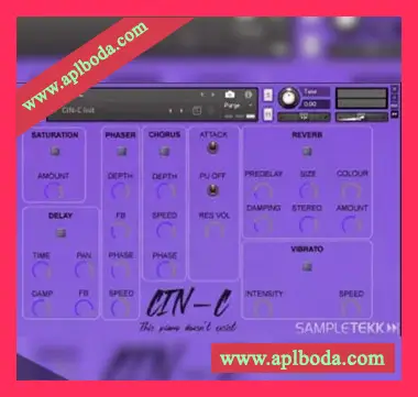 [氛围环境影视三角钢琴音源]Sampletekk Cin-C Cinematic Grand [KONTAKT]（1.3Gb）