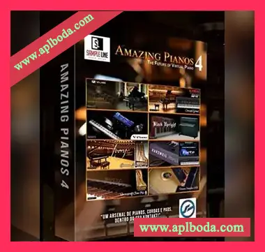 [钢琴弦乐铺底音源]Sample Line Amazing Pianos 4 [KONTAKT]（7.44Gb）