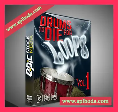 [嘻哈说唱采样]Epic Stock Media Drums To Die For Loops Vol.1 [WAV]（22Mb）