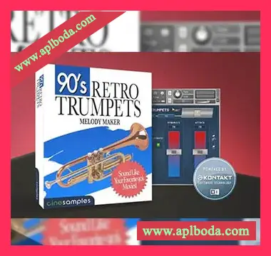 [90年代经典复古小号音源]Cinesamples 90s Retro Trumpets [KONTAKT]（1Gb）