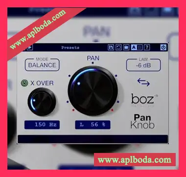 [声相宽度处理插件]Boz Digital Labs Pan Knob v1.0.1 [WiN, MacOSX]（16Mb）