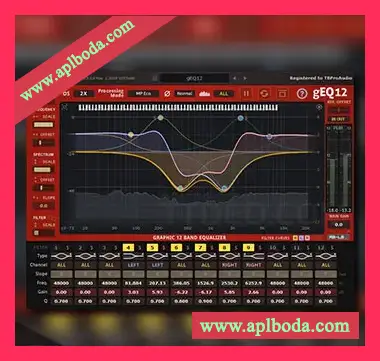 [均衡器插件]TBProAudio gEQ12 v4.4.6 Regged [WiN, MacOSX]（16Mb）