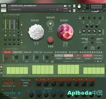 [节奏鼓原声鼓电子鼓Bass综合音源]Pulse Audio Hobbes by Sound Dust [KONTAKT]（1.56Gb）