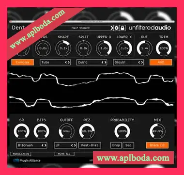 [低通滤波器-多模失真效果器]Plugin Alliance Unfiltered Audio Indent 2 v2.0.0 [MacOSX]（57Mb）