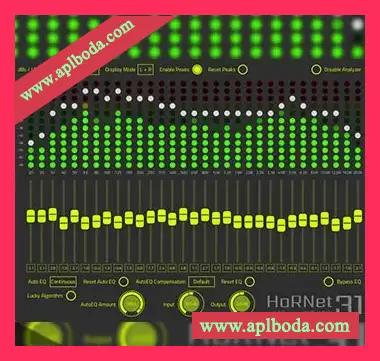 [频谱分析仪-图形EQ插件]HoRNet ThirtyOne v1.2.4 [WiN, MacOSX]（17Mb）