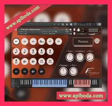 [电吉他音源]David Forner El Dorado Master Guitars [KONTAKT]（8.47Gb）