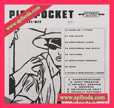 [怀旧乐素材EffectRack预置]Mafio Pickpocket Multi-Kit [WAV, MiDi, Synth Presets]（515Mb）