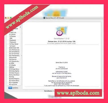 [Mac序列号算号器]Serial Box 09.2019 [MacOSX]（4Mb）