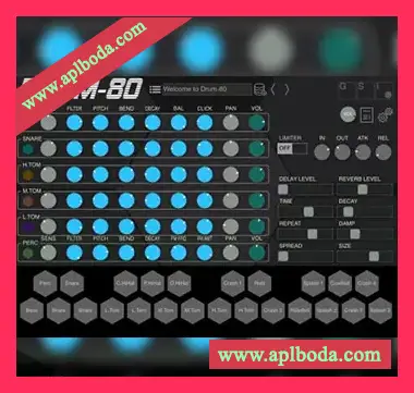 [电子鼓音源引擎插件]Genuine Soundware Drum-80 v1.0.0 [WiN]（32Mb）