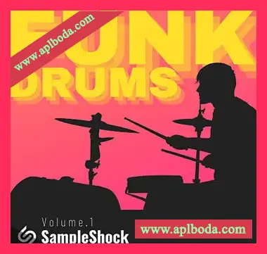 [放克鼓组采样]SampleShock Funk Drums Vol.1 [WAV]（163Mb）