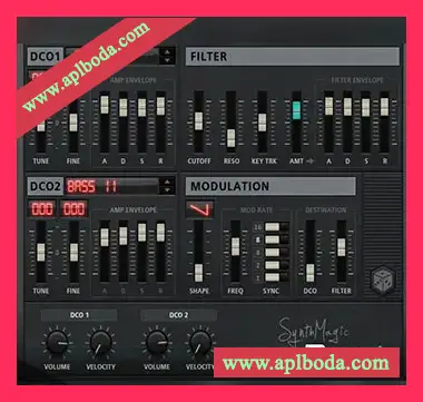 [合成器音源]Synth Magic P8000 [KONTAKT]（1.23Gb）