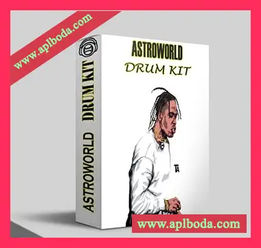 [嘻哈说唱陷阱采样+FL工程模板]Midasik12 ASTROWORD DRUM KIT [WAV]（30Mb）